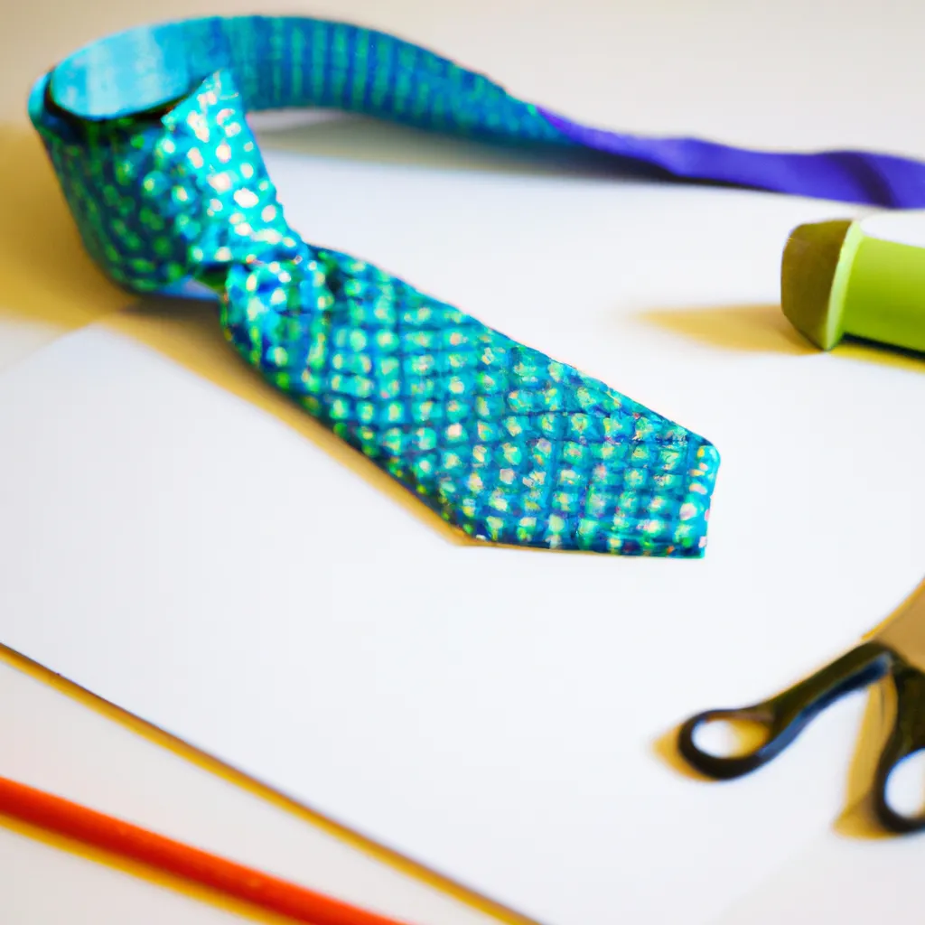 Jak zrobić krawat z papieru