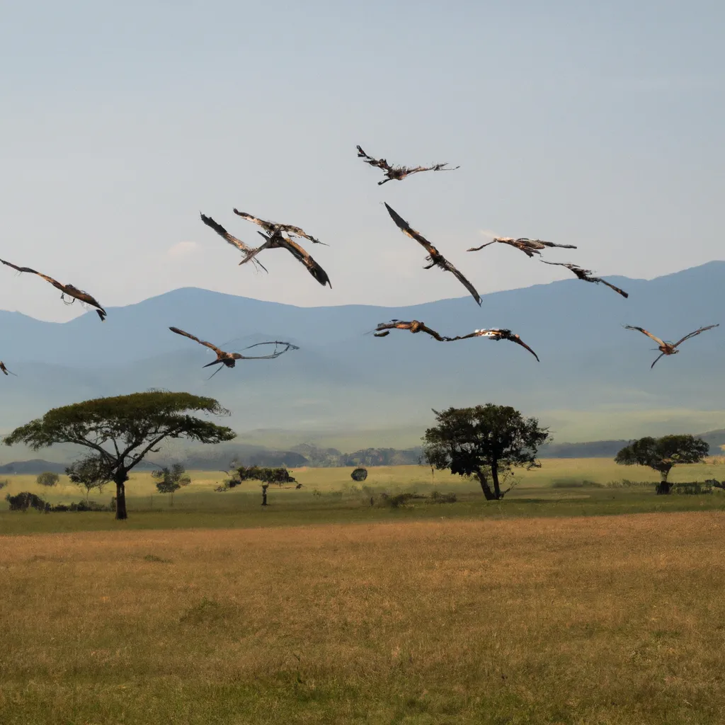 Jak długo bociany lecą do Afryki?